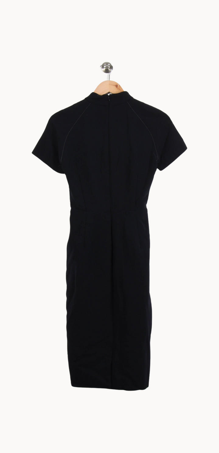 Robe Droite Bleu - Taille M/38 de la marque Max Mara | PARAD51309 - Vendu par Paradigme - Image 4