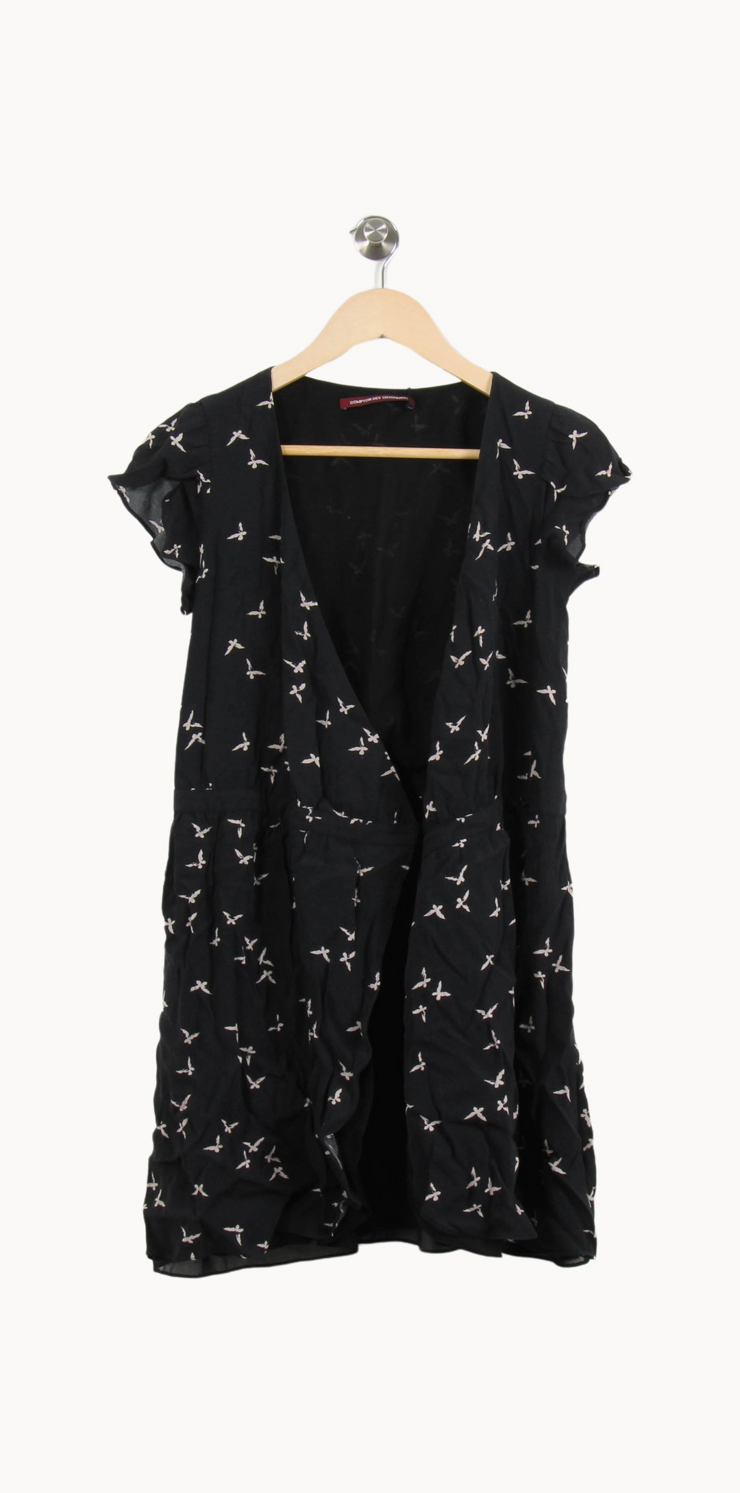 Robe noire à motifs - Taille XS/34 de la marque Comptoir des Cotonniers | PARAD42251 - Vendu par Paradigme - Image 2