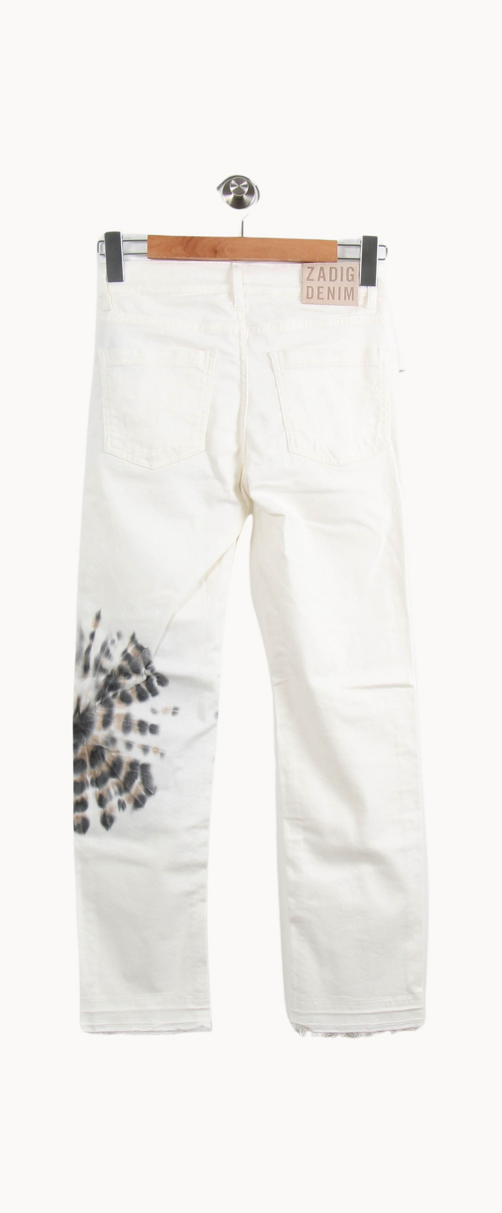 Jean Blanc et Noir - Taille S/36 de la marque Zadig&Voltaire | PARAD53073 - Vendu par Paradigme - Image 4