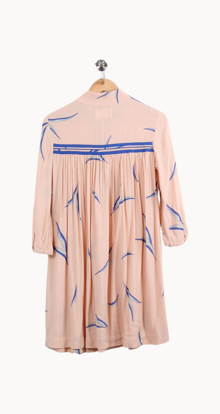 Robe Courte Rose et Bleue - Taille XS/34 de la marque ba&sh | PARAD17957 - Vendu par Paradigme - Image 4