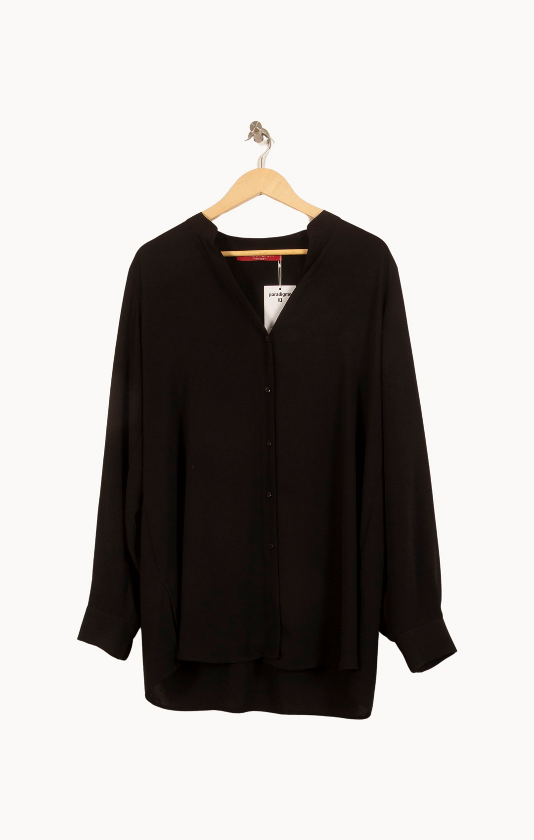 Chemise Noire - Taille XL/42 de la marque Marina Rinaldi | PARAD64981 - Vendu par Paradigme - Image 2