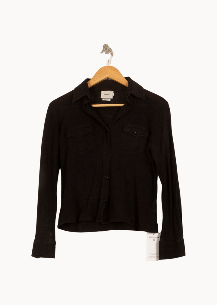 Chemise Noire - Taille S/36 de la marque Notshy Cashmere | PARAD55349 - Vendu par Paradigme - Image 2