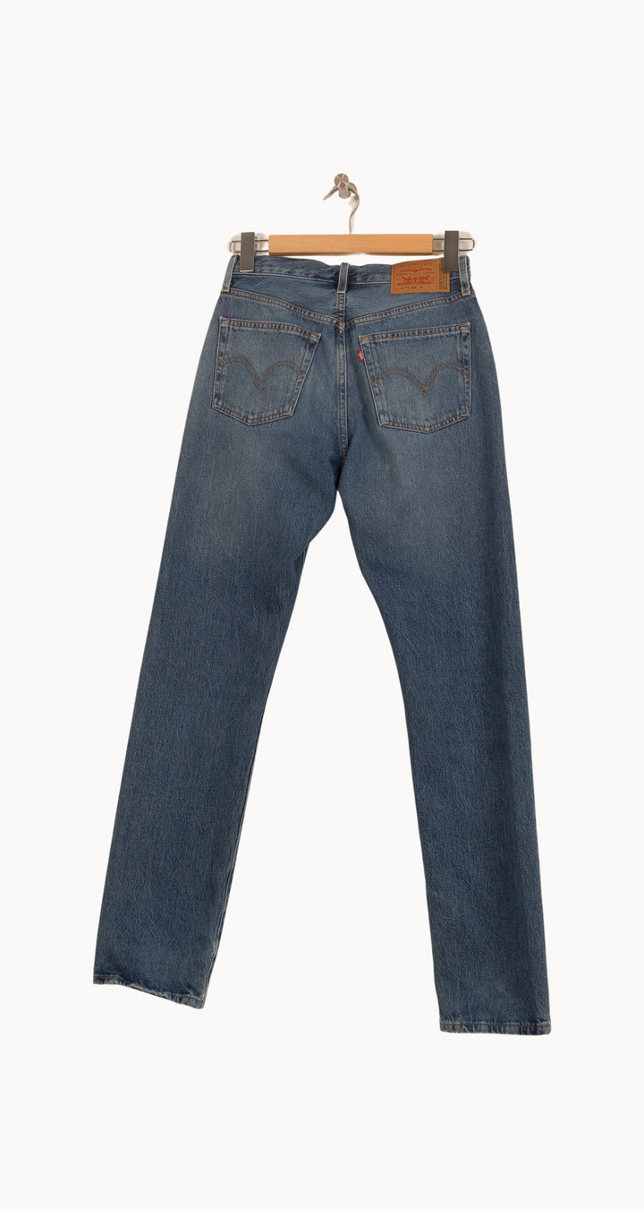 Jean Droit Bleu - Taille M/38 de la marque Levi's | RVLI1031 - Vendu par Paradigme - Image 4
