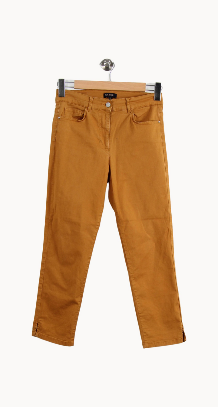 Pantalon Jaune - Taille M/38 de la marque Caroll | PARAD66548 - Vendu par Paradigme - Image 2