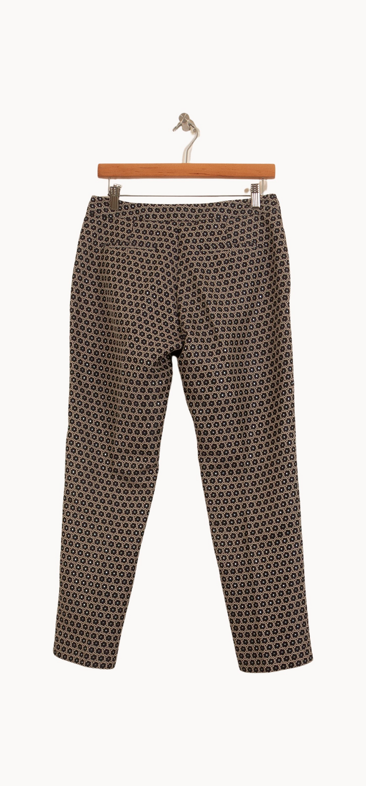 Pantalon Bleu et Beige - Taille M/38 de la marque Max Mara | PARAD38287 - Vendu par Paradigme - Image 4