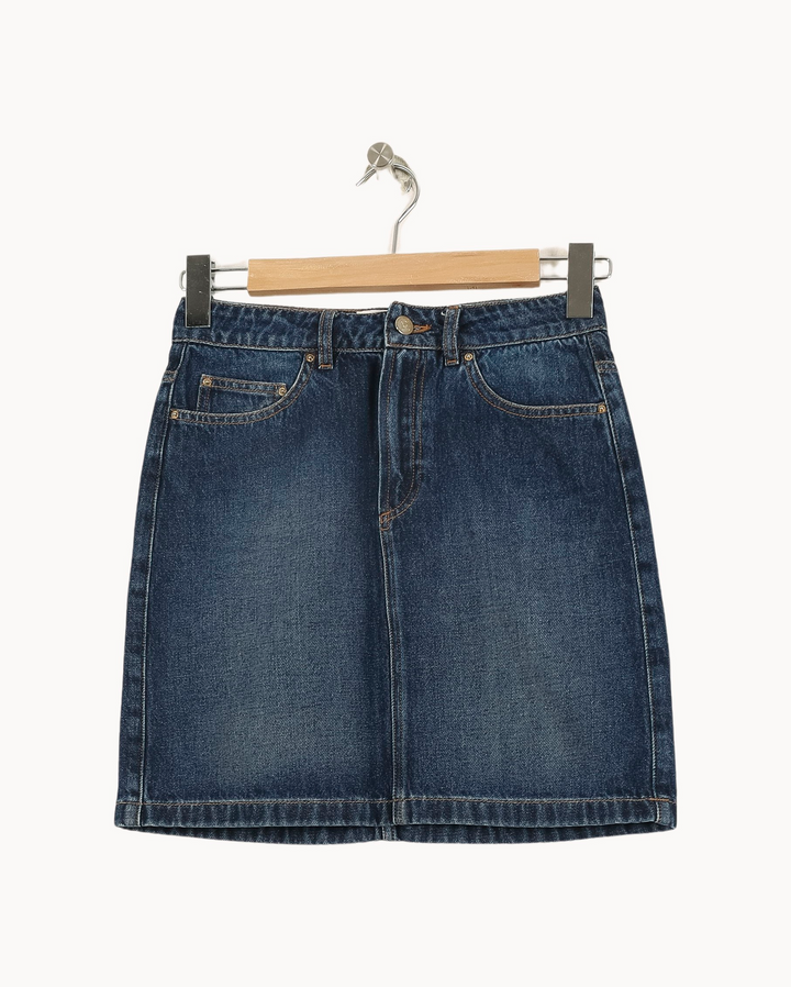 Jupe en Jean Bleue - Taille S/36 de la marque Petite Mendigote | PARAD66930 - Vendu par Paradigme - Image 2