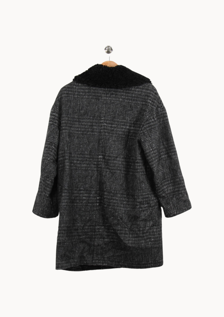 Manteau Noir - Taille M/38 de la marque IKKS | PARAD50813 - Vendu par Paradigme - Image 4