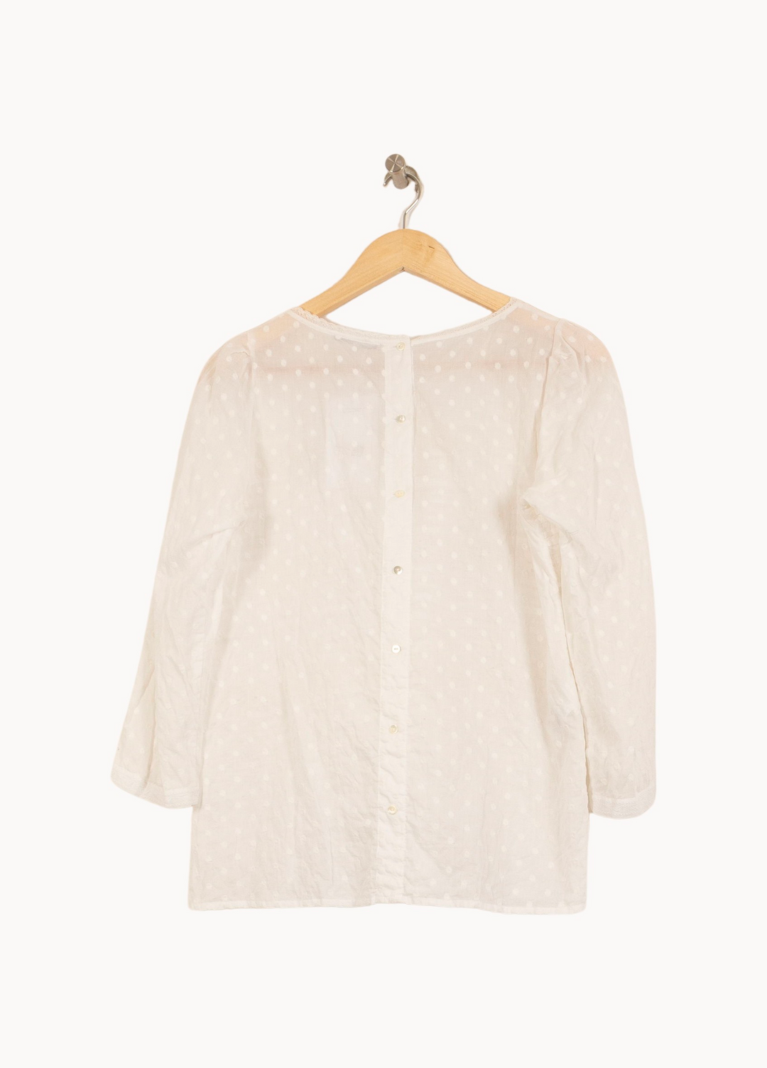 Blouse Blanche - Taille M/38 de la marque Gerard Darel | PARAD63783 - Vendu par Paradigme - Image 4