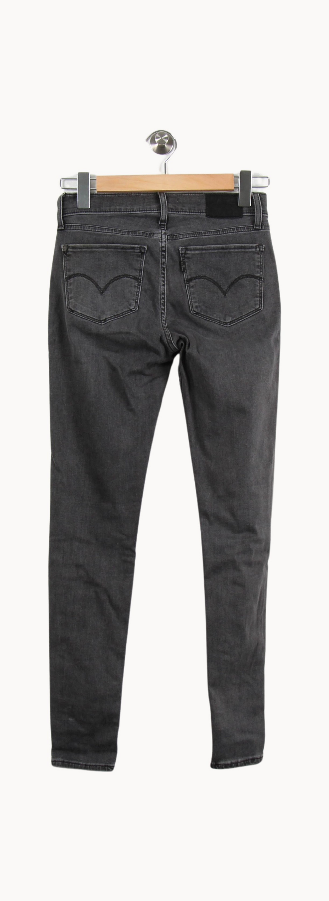 Jean Skinny Gris - Taille S/36 de la marque Levi's | PARAD69186 - Vendu par Paradigme - Image 4