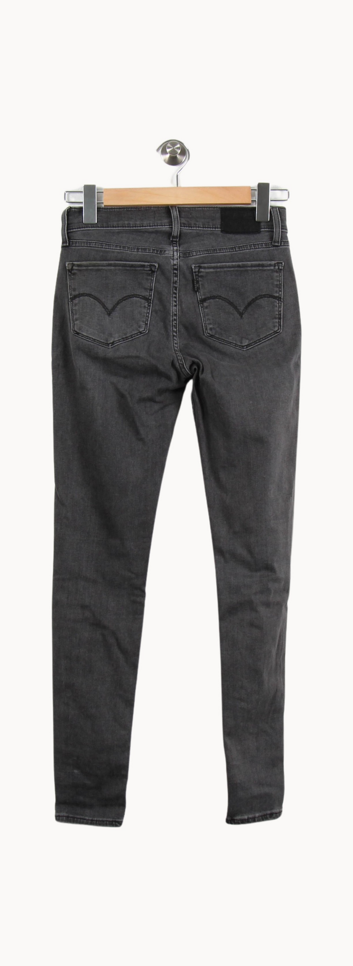 Jean Skinny Gris - Taille S/36 de la marque Levi's | PARAD69186 - Vendu par Paradigme - Image 4