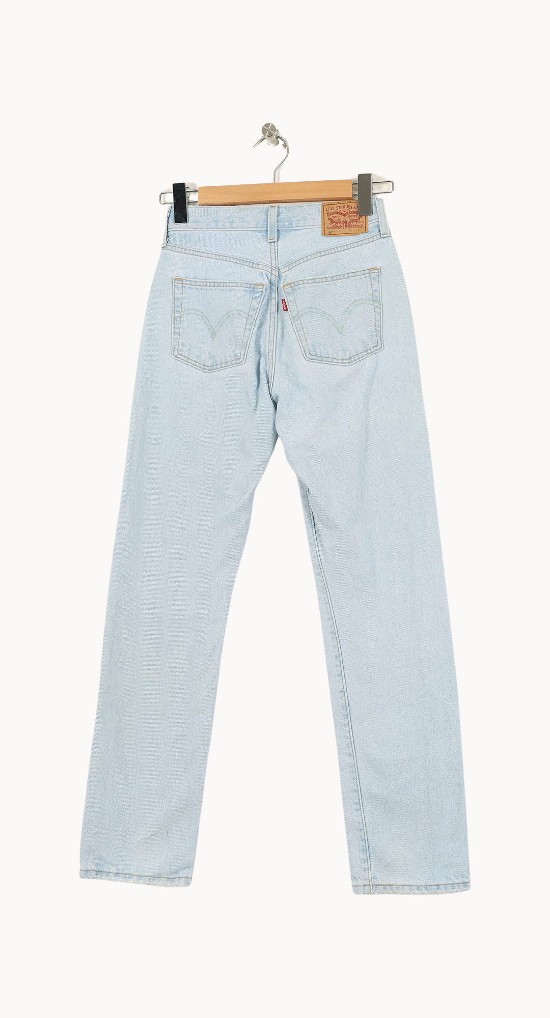 Jean Droit Bleu Clair - Taille XS/34 de la marque Levi's | PARAD46154 - Vendu par Paradigme - Image 4