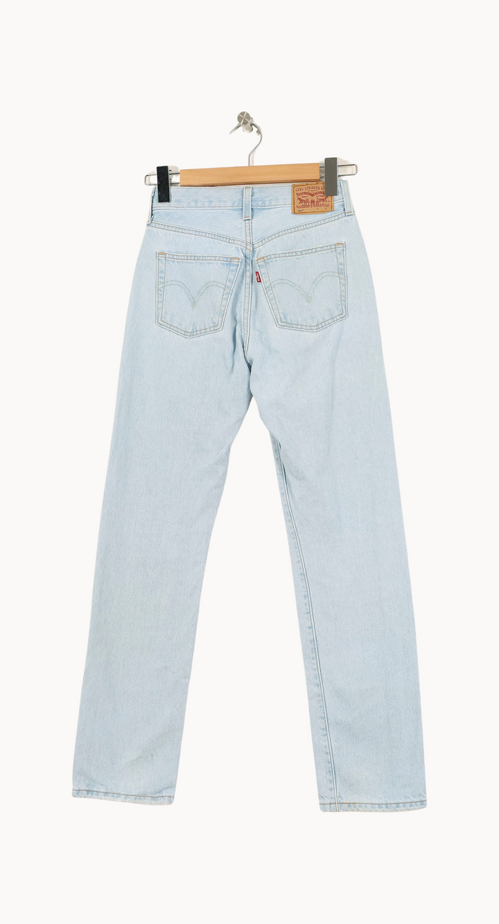 Jean Droit Bleu Clair - Taille XS/34 de la marque Levi's | PARAD46154 - Vendu par Paradigme - Image 4