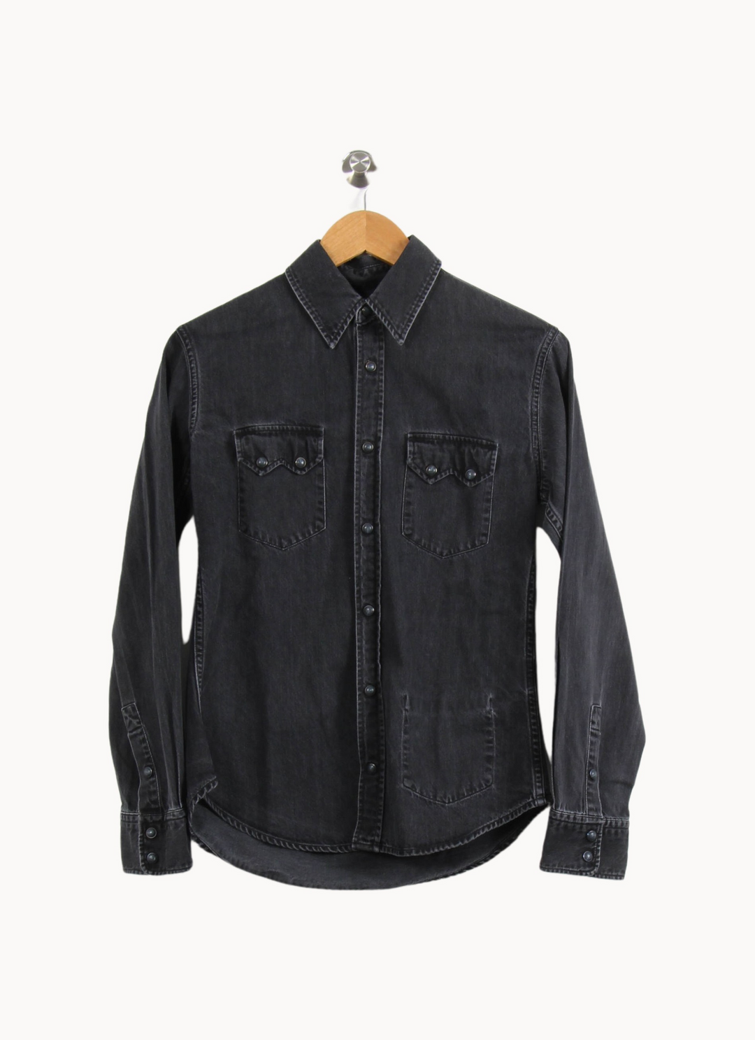 Chemise Grise - Taille S/36 de la marque The Kooples | PARAD64910 - Vendu par Paradigme - Image 2