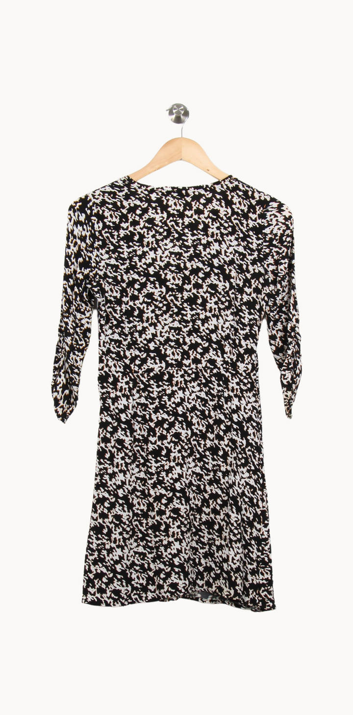 Robe Midi Noire et Blanche - Taille XS/34 de la marque Comptoir des Cotonniers | PARAD67039 - Vendu par Paradigme - Image 4