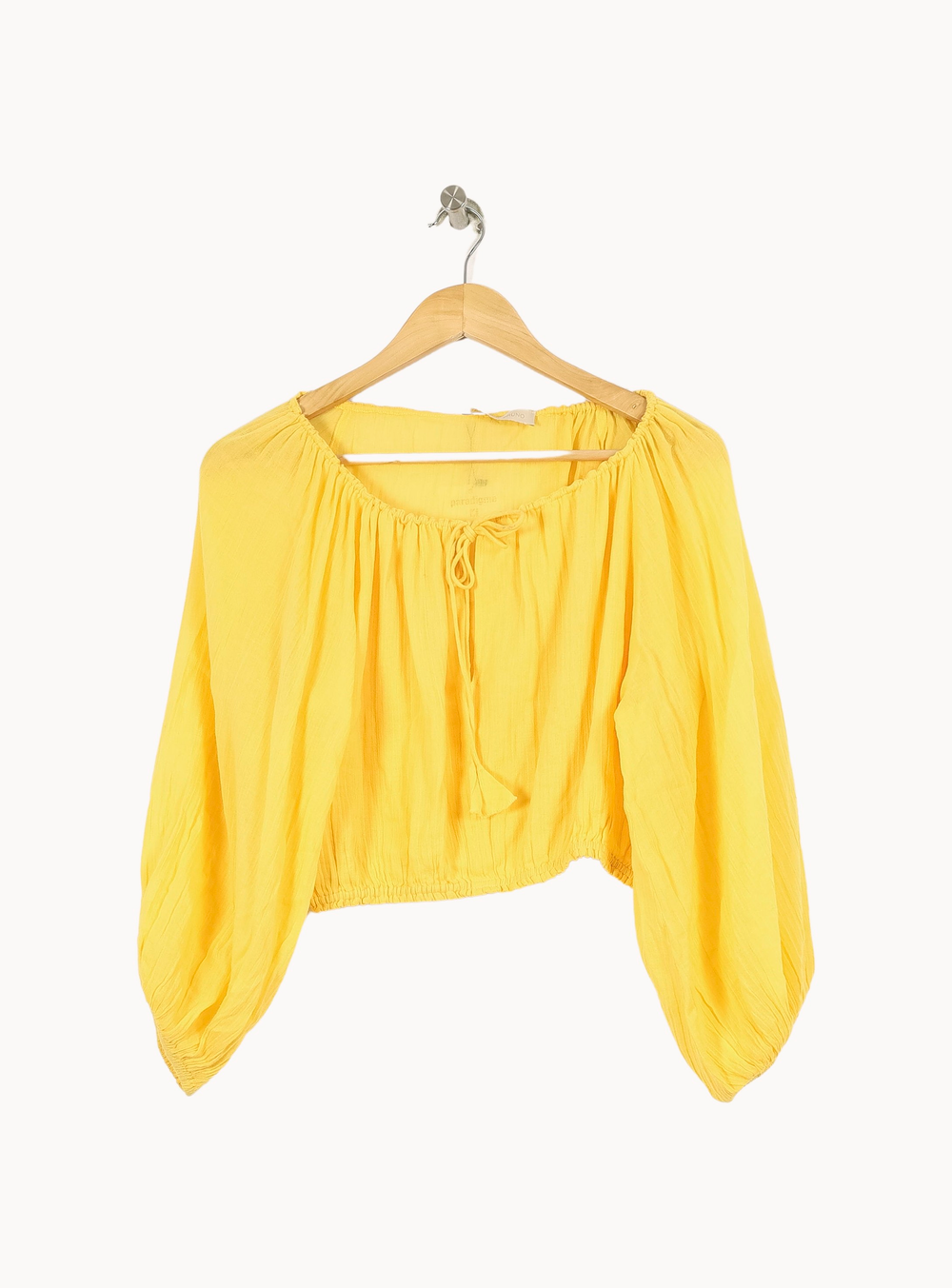 Blouse Jaune - Taille S/36 de la marque Vanessa Bruno | PARAD46399 - Vendu par Paradigme - Image 2