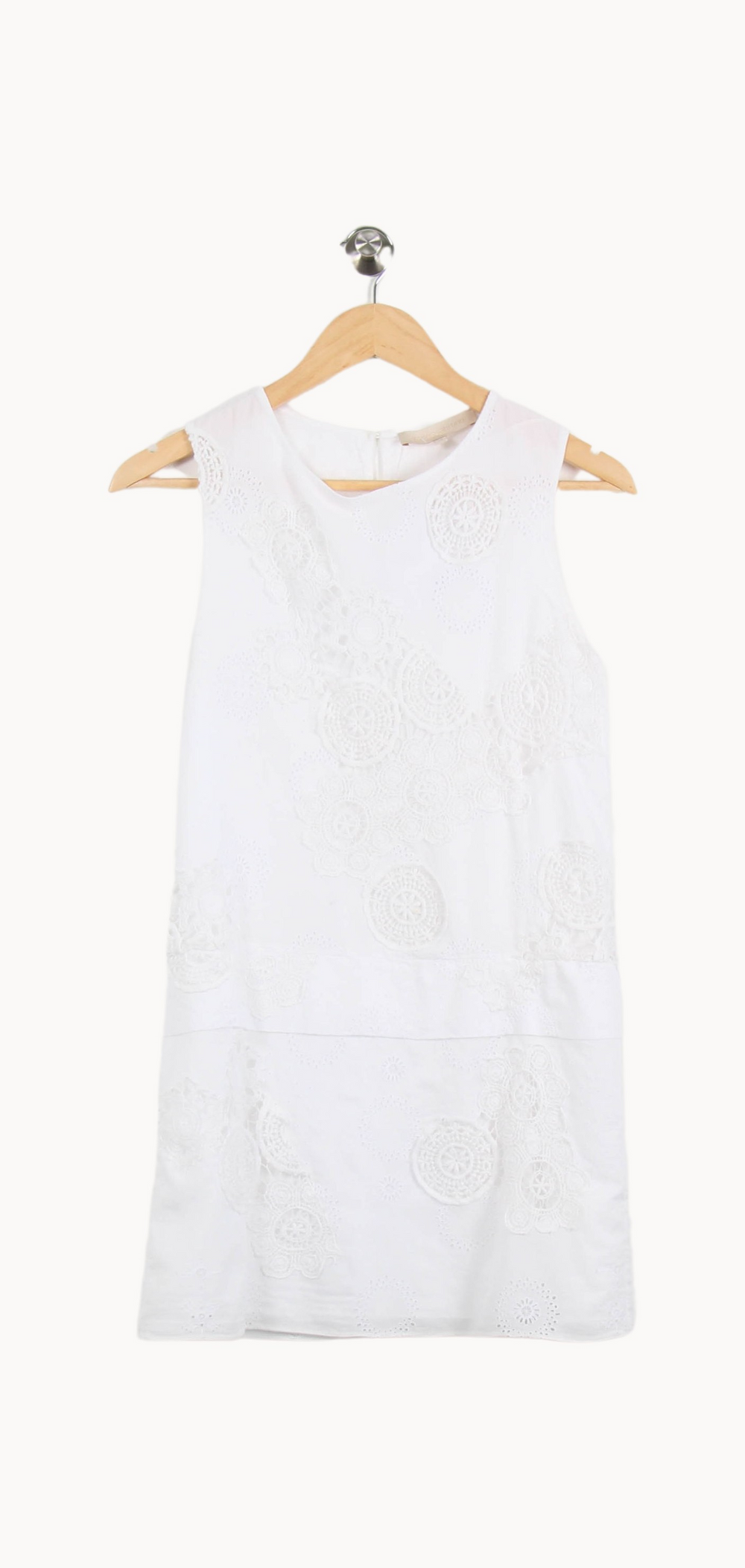 Robe blanche en dentelle - Taille M/38 de la marque Vanessa Bruno | PARAD45845 - Vendu par Paradigme - Image 2