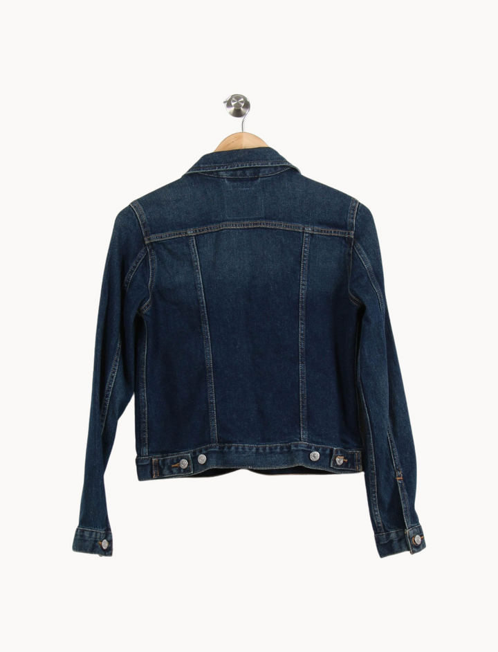 Veste en Jean Bleue - Taille S/36 de la marque Levi's | PARAD69369 - Vendu par Paradigme - Image 4