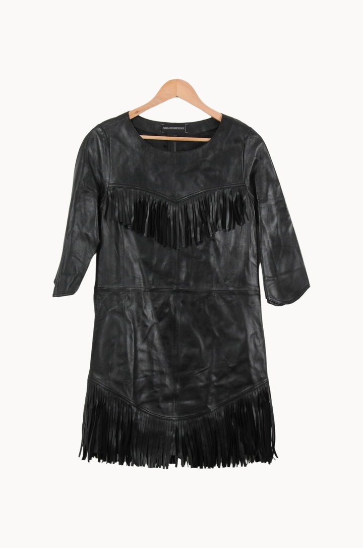 Robe Midi Noire - Taille S/36 de la marque Zadig&Voltaire | PARAD50883 - Vendu par Paradigme - Image 2