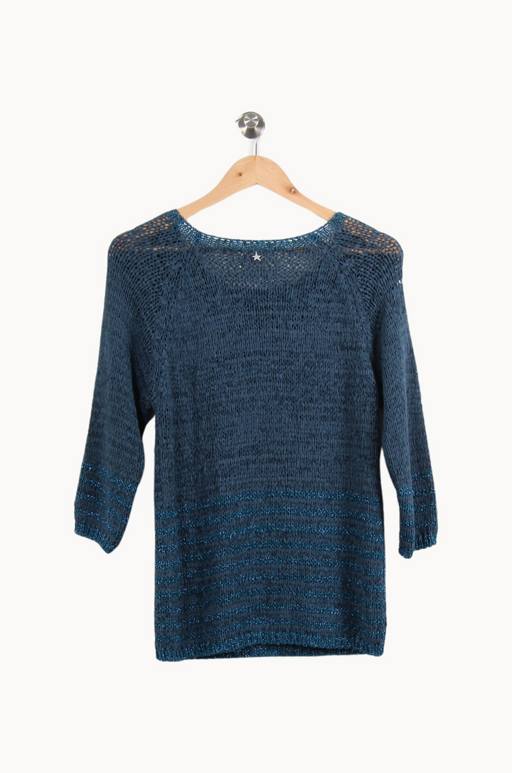 Pull Bleu - Taille M/38 de la marque Sud express | PARAD65153 - Vendu par Paradigme - Image 4