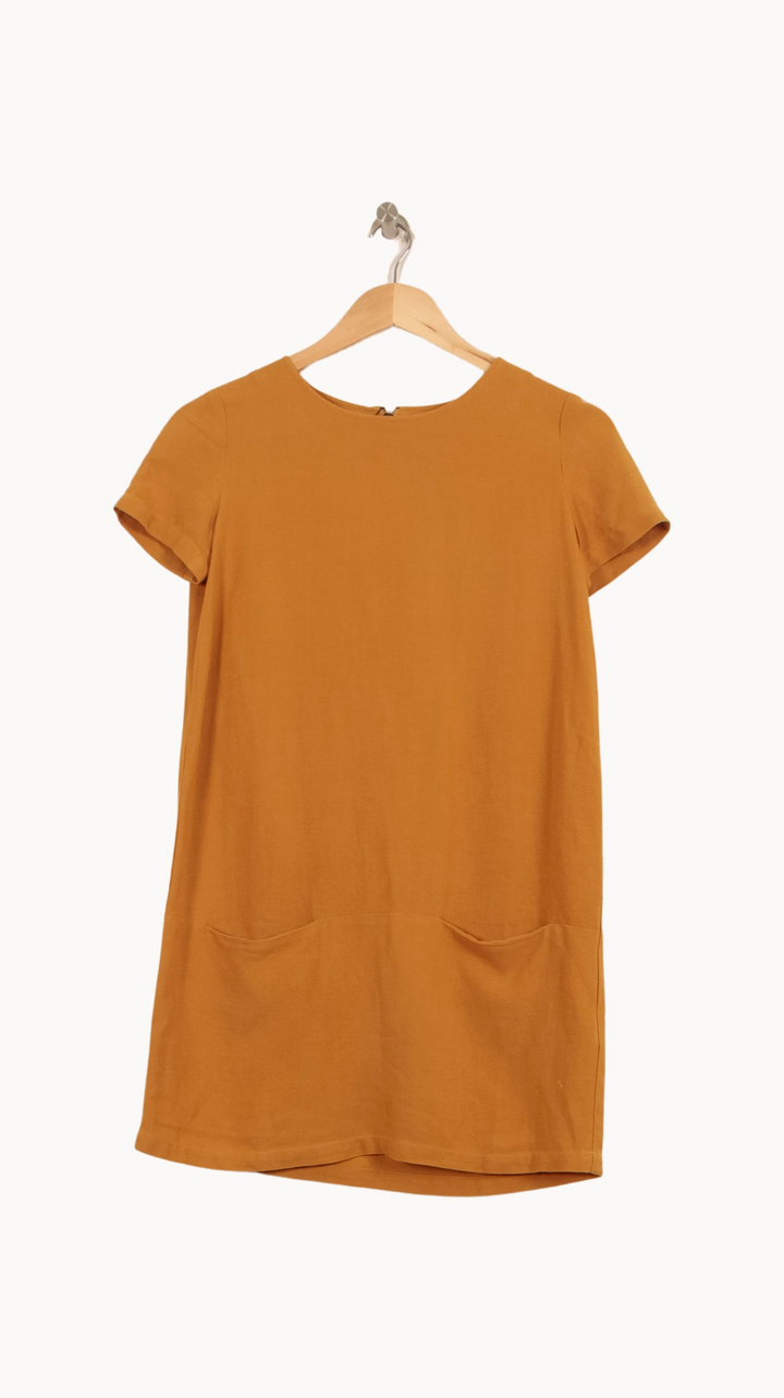 Robe Courte Jaune - Taille XS/34 de la marque Sessùn | PARAD45045 - Vendu par Paradigme - Image 2