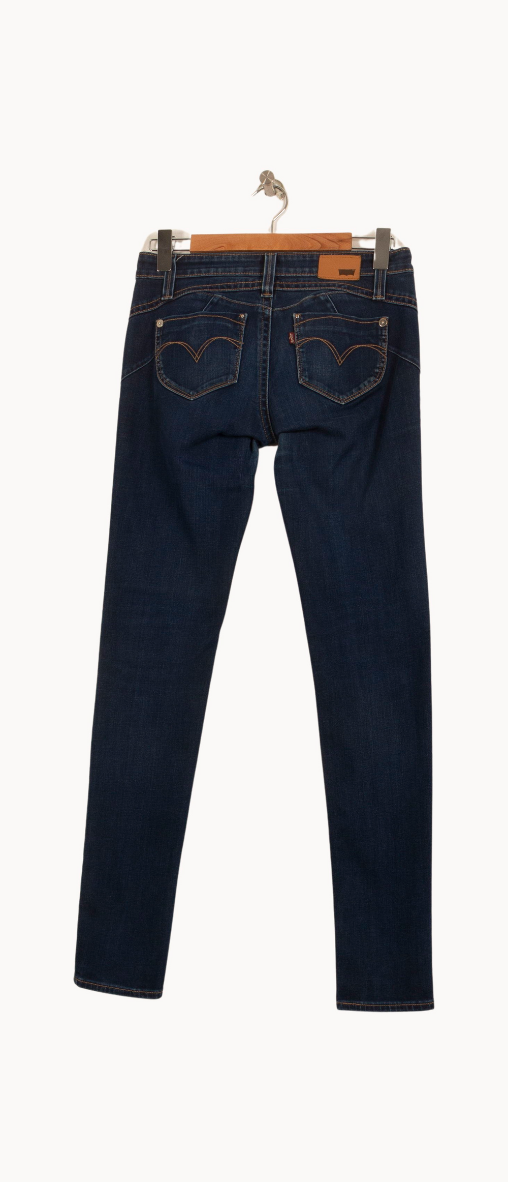 Jean Skinny Bleu - Taille M/38 de la marque Levi's | PARAD55393 - Vendu par Paradigme - Image 4