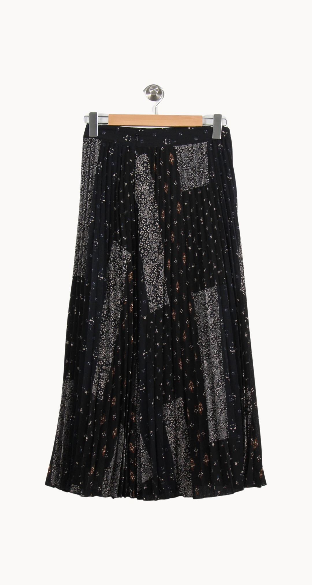 Jupe Longue Noire et Blanche - Taille S/36 de la marque Sessùn | PARAD51867 - Vendu par Paradigme - Image 4