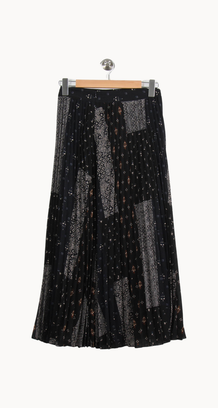 Jupe Longue Noire et Blanche - Taille S/36 de la marque Sessùn | PARAD51867 - Vendu par Paradigme - Image 4