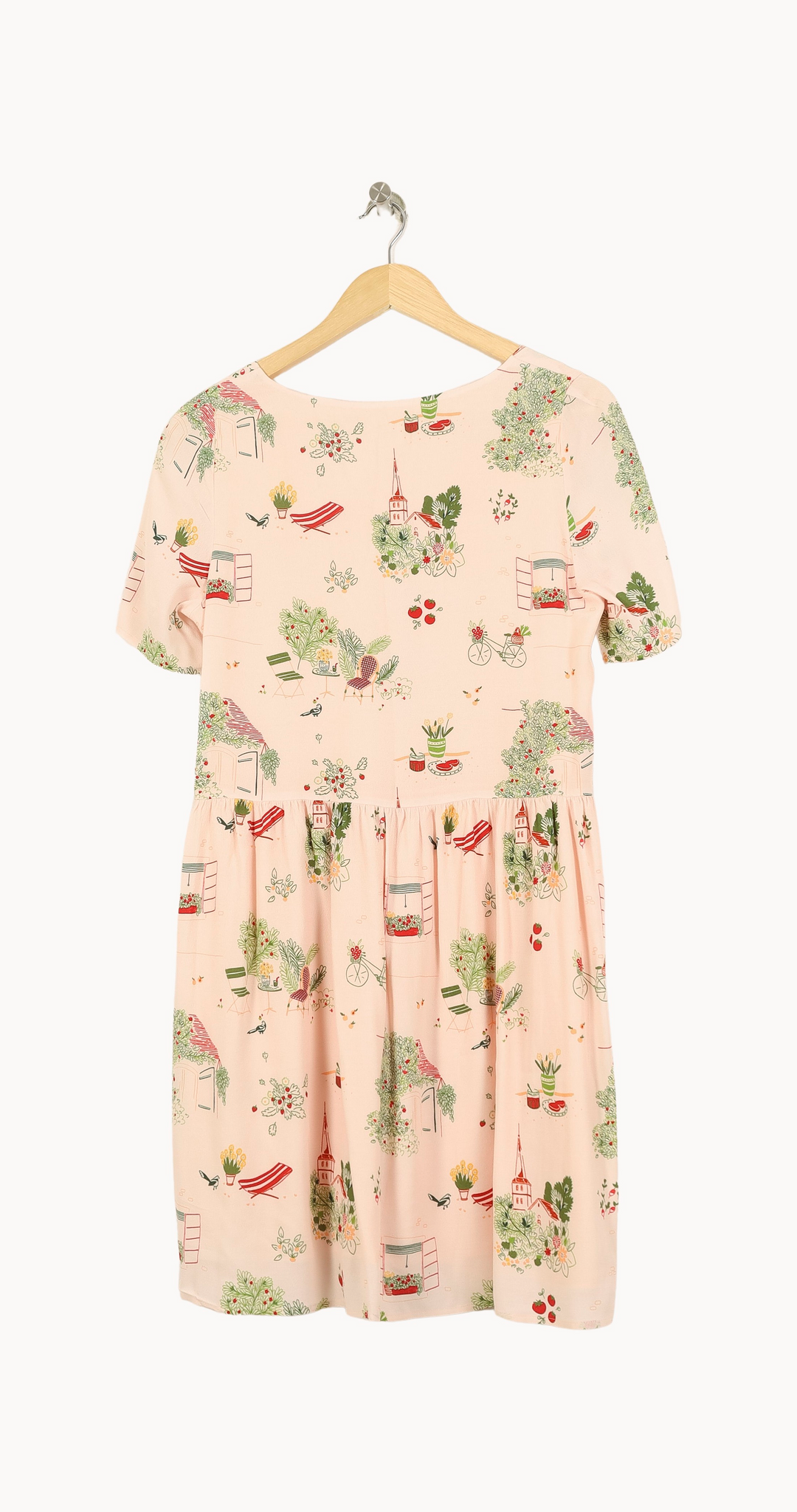 Robe Évasée Beige - Taille S/36 de la marque Des petits hauts | PARAD66996 - Vendu par Paradigme - Image 4