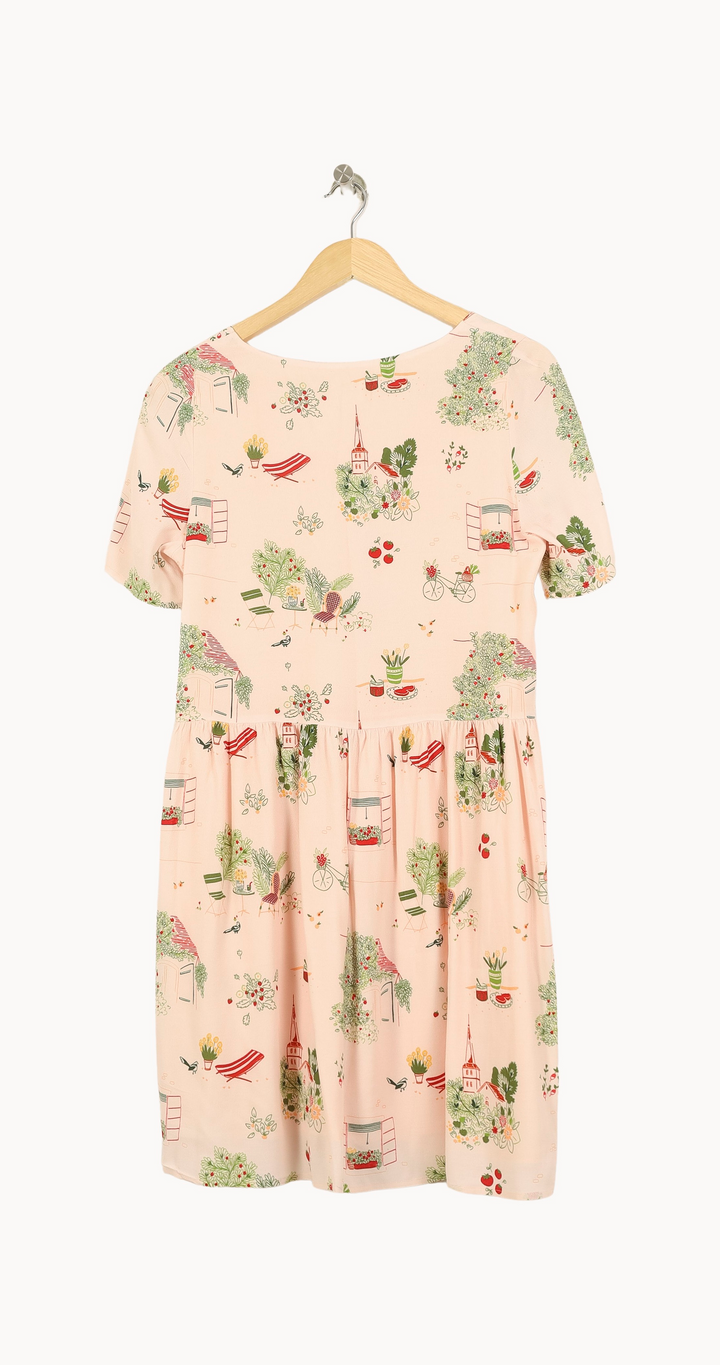 Robe Évasée Beige - Taille S/36 de la marque Des petits hauts | PARAD66996 - Vendu par Paradigme - Image 4