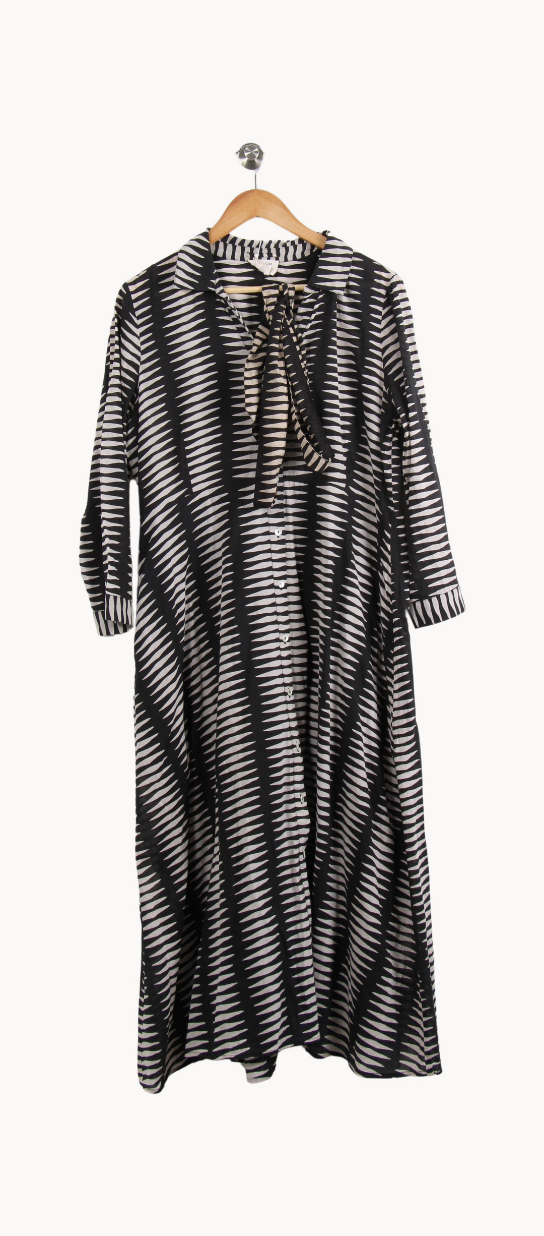 Robe longue noire et blanche - Taille XL/42 de la marque Maison 123 | PARAD65086 - Vendu par Paradigme - Image 2