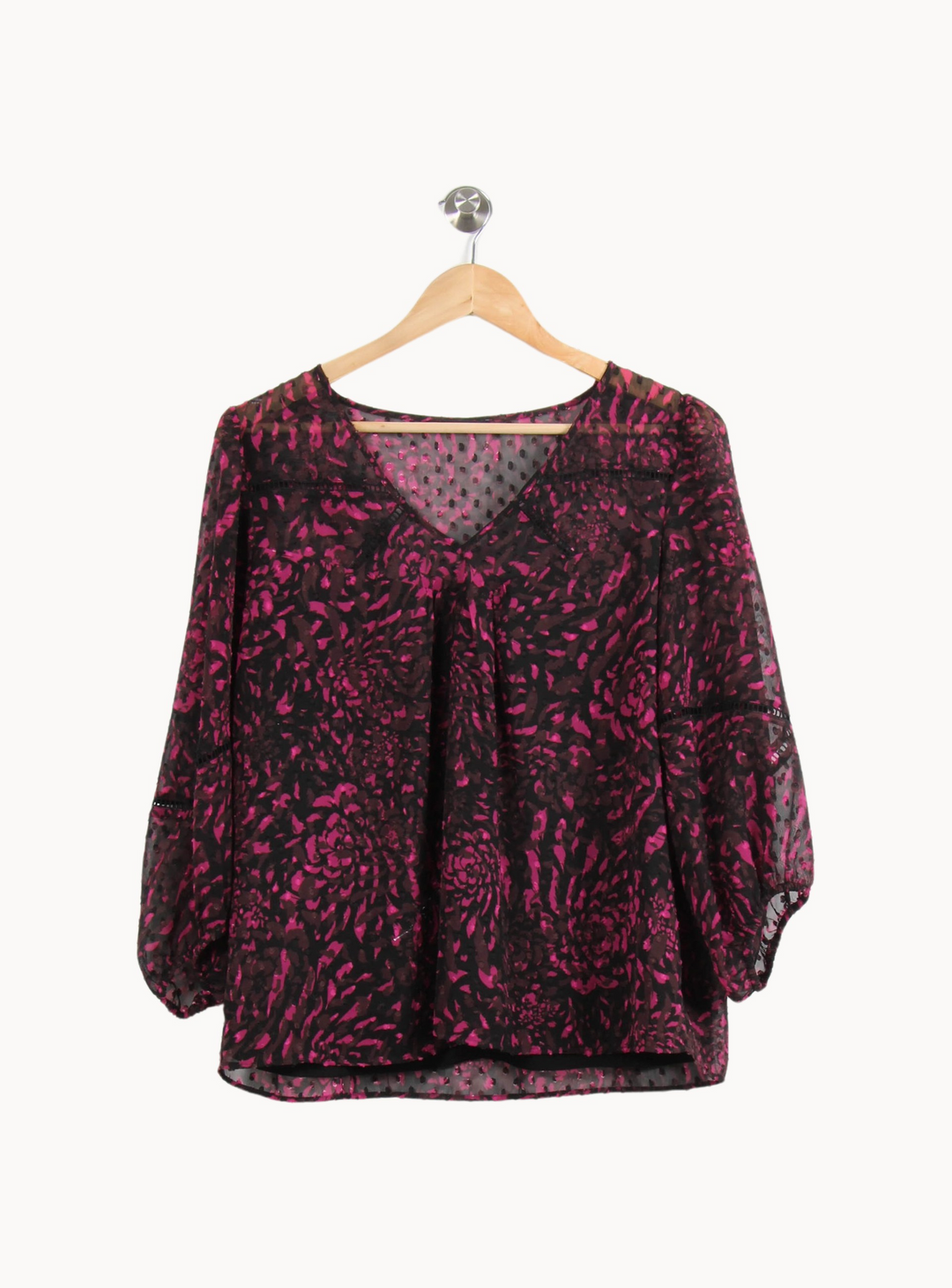 Blouse Noire et Rose - Taille XL/42 de la marque One Step | PARAD51793 - Vendu par Paradigme - Image 2