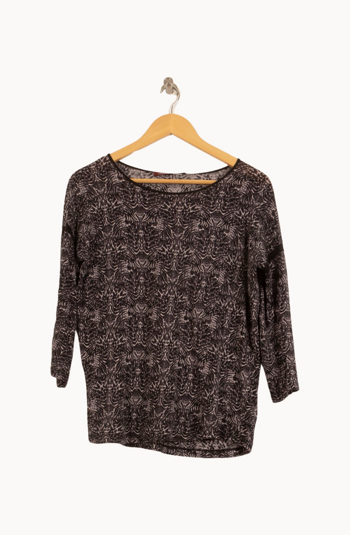 Tee-shirt Noir et Blanc - Taille S/36 de la marque Comptoir des Cotonniers | PARAD45875 - Vendu par Paradigme - Image 2