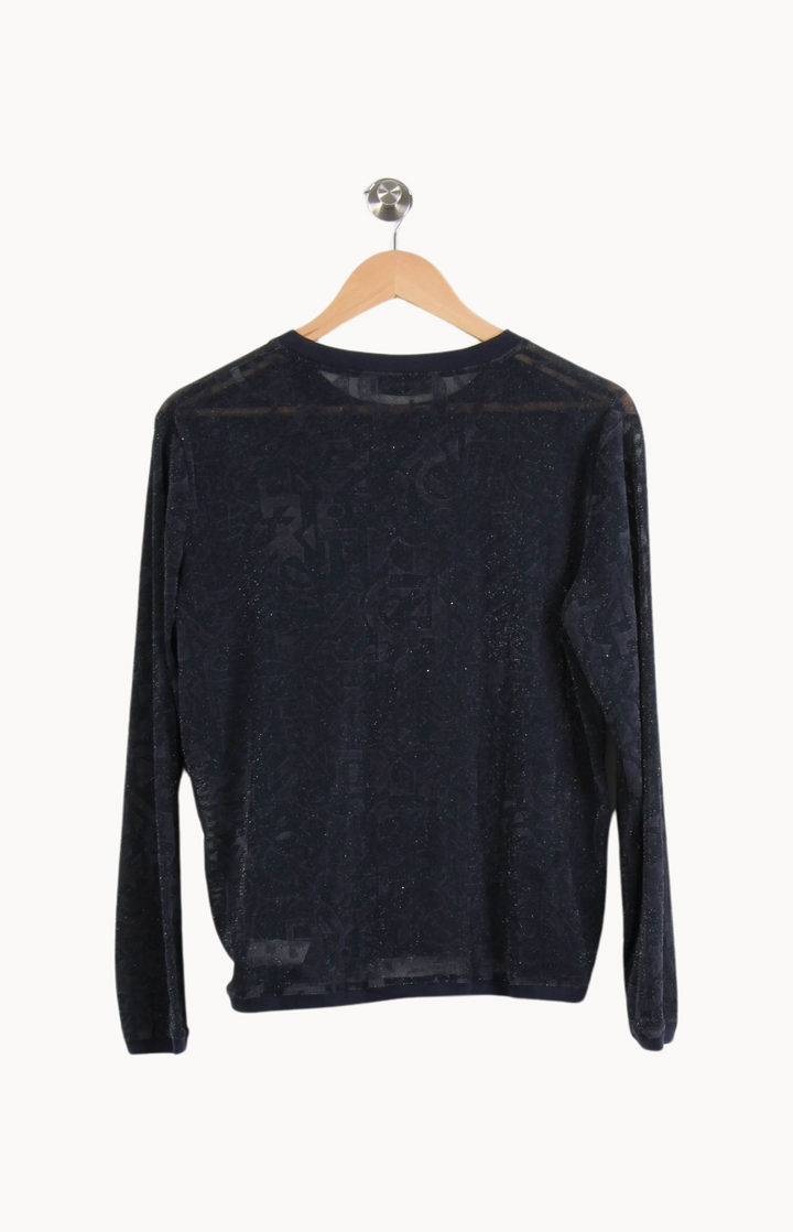 Tee-shirt Manches Longues Bleu - Taille M/38 de la marque Bérénice | PARAD66486 - Vendu par Paradigme - Image 4