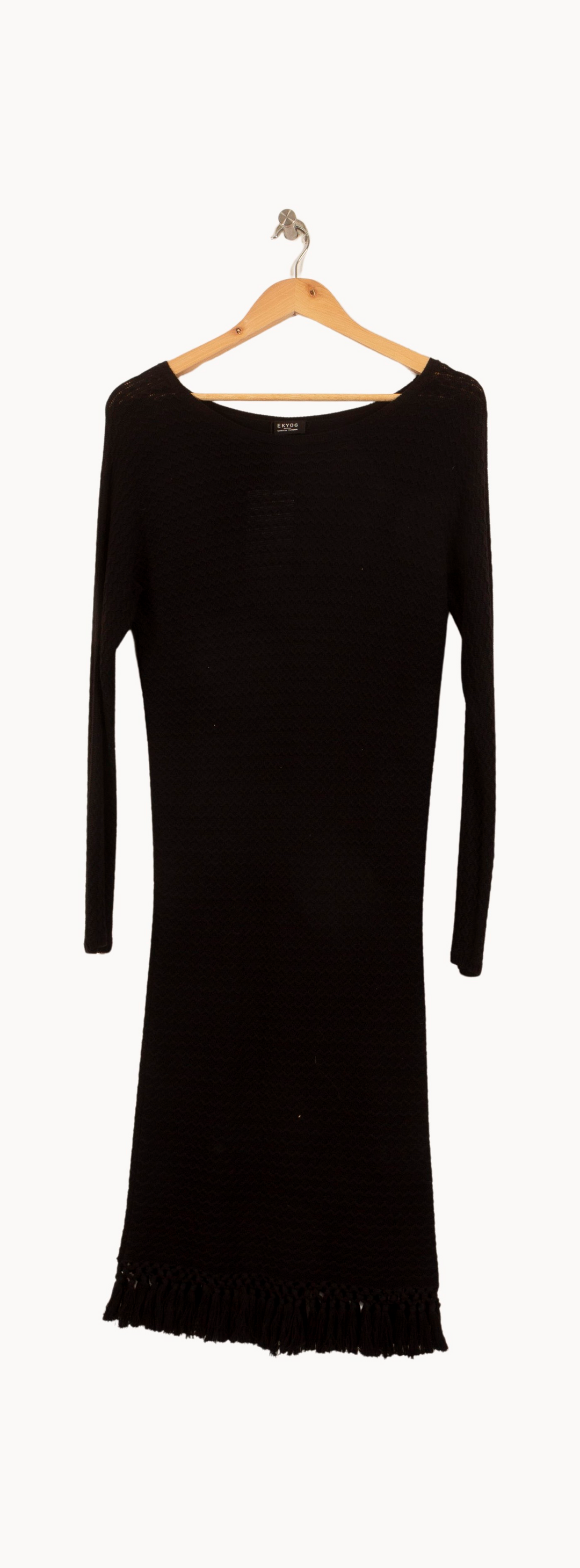 Robe Pull Noire - Taille S/36 de la marque Ekyog | PARAD55350 - Vendu par Paradigme - Image 2