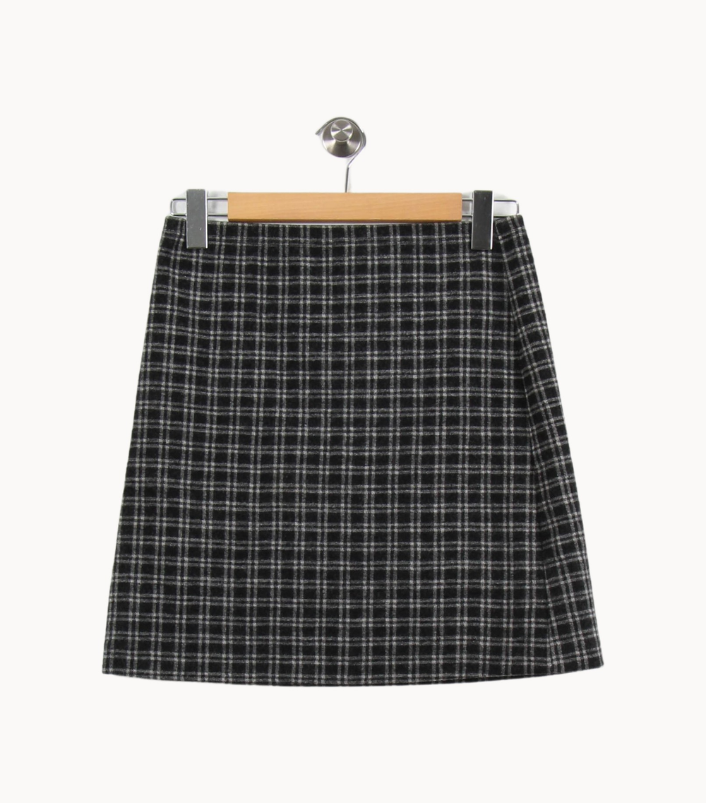 Jupe Évasée Noire et Blanche - Taille M/38 de la marque Agnès b. | PARAD69009 - Vendu par Paradigme - Image 2