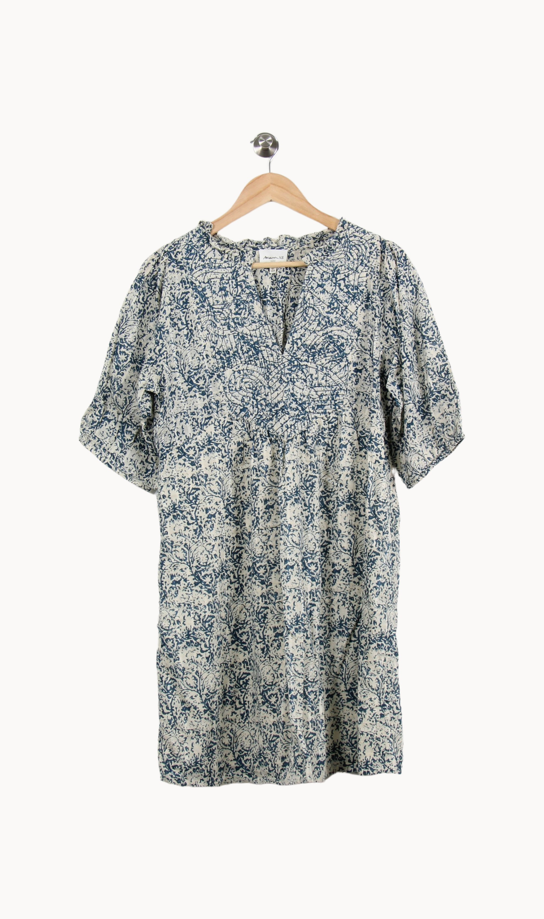 Robe Courte Bleue et Blanche - Taille M/38 de la marque Maison 123 | PARAD50871 - Vendu par Paradigme - Image 2