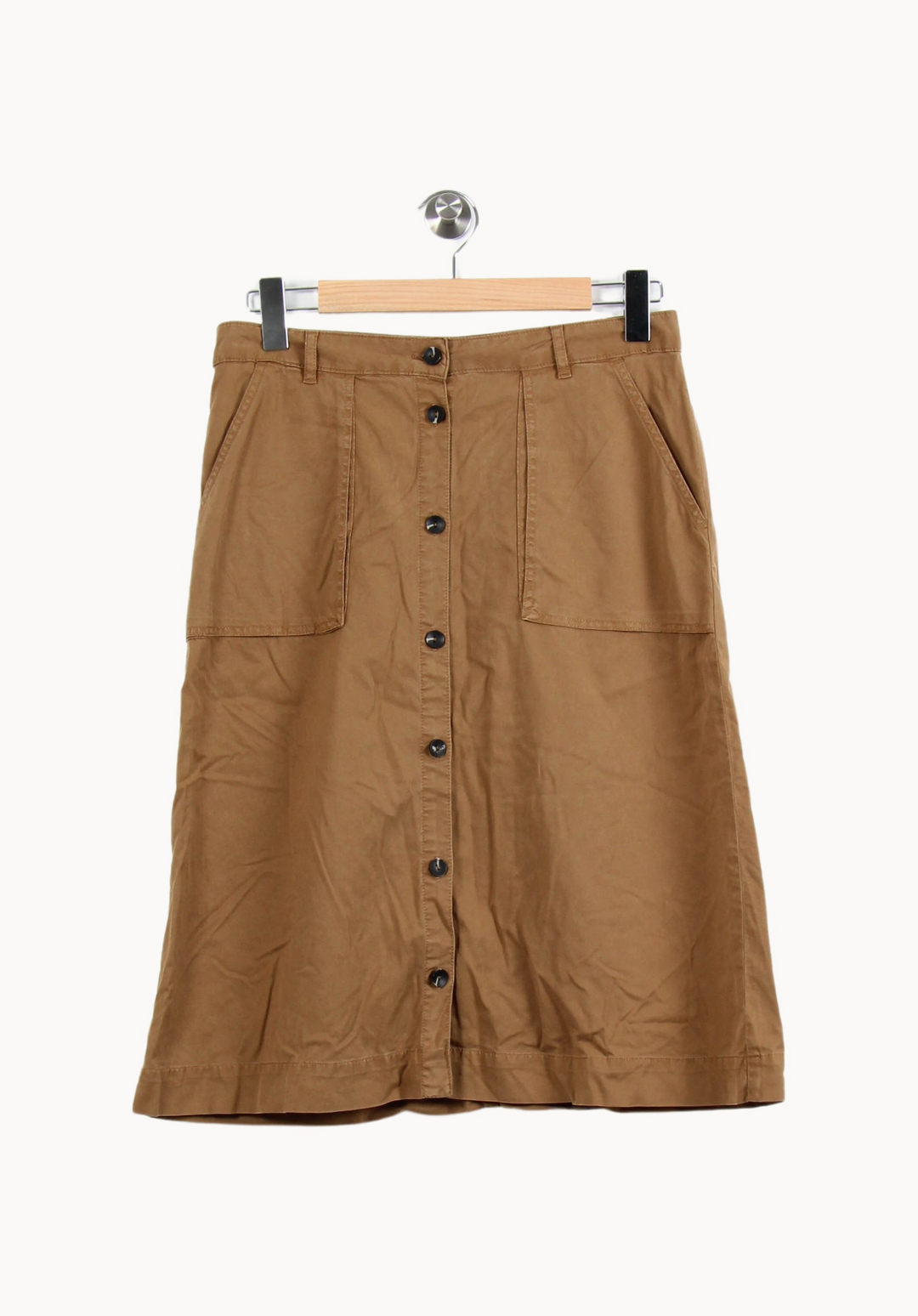 Jupe Longue Marron - Taille M/38 de la marque Comptoir des Cotonniers | PARAD39591 - Vendu par Paradigme - Image 2
