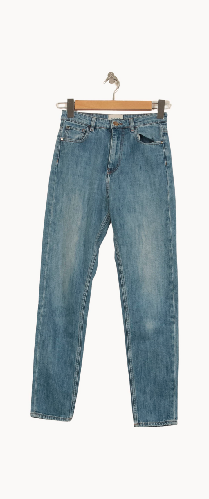 Jean Bleu - Taille XS/34 de la marque Sézane | PARAD53271 - Vendu par Paradigme - Image 2