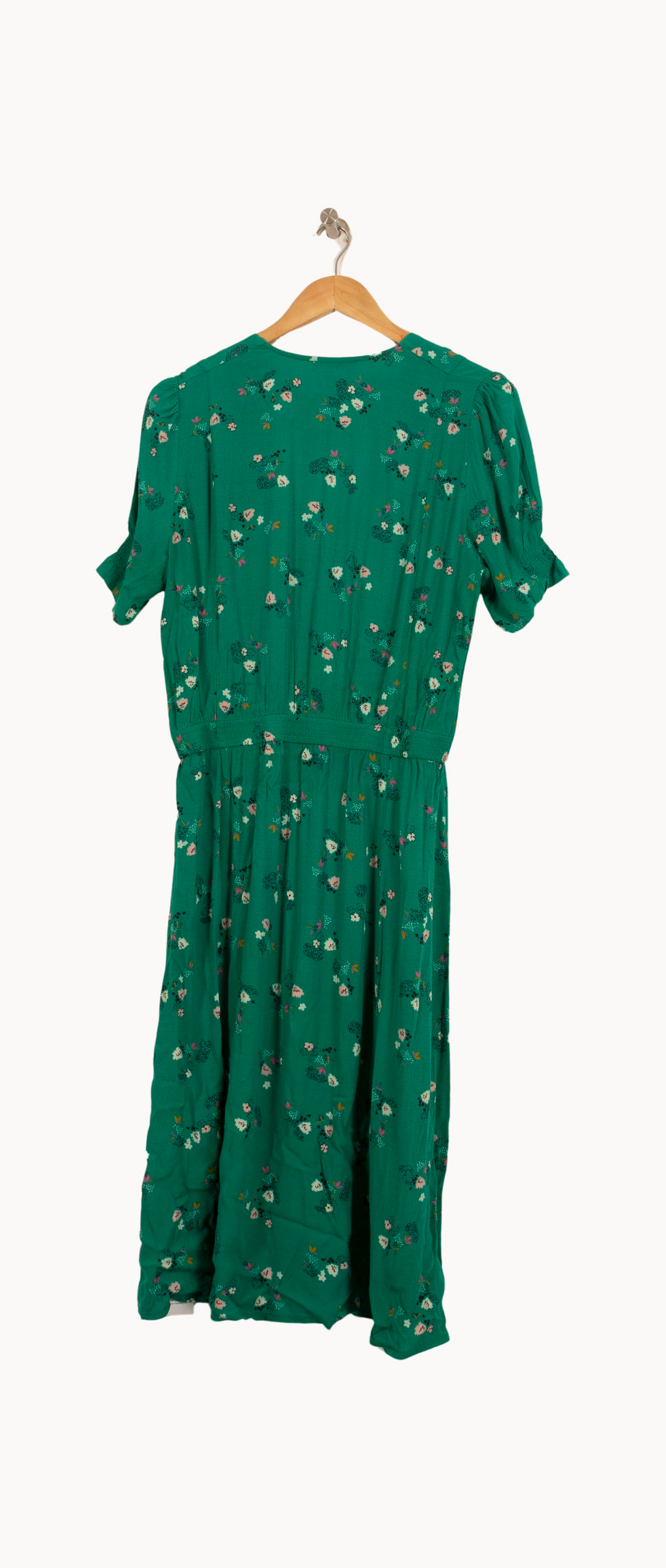 Robe Fleurie Verte - Taille M/38 de la marque Sessùn | PARAD51417 - Vendu par Paradigme - Image 4
