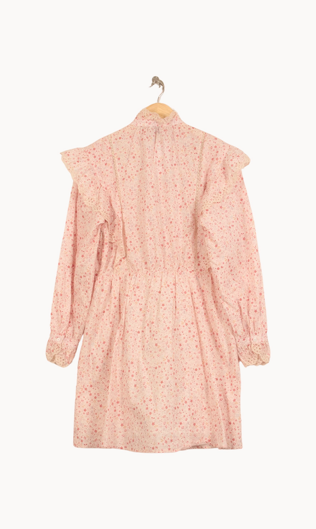 Robe Fleurie Rose - Taille M/38 de la marque Claudie Pierlot | PARAD63754 - Vendu par Paradigme - Image 4
