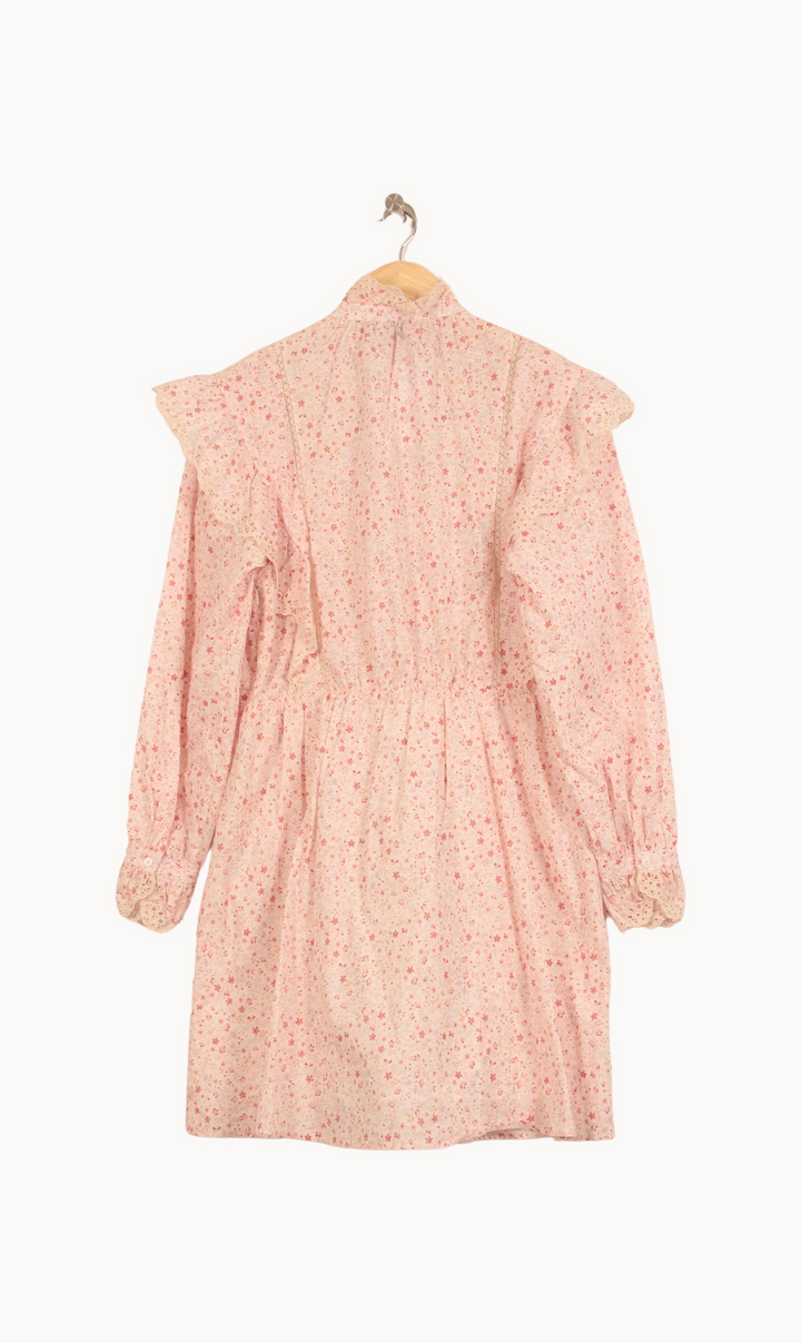 Robe Fleurie Rose - Taille M/38 de la marque Claudie Pierlot | PARAD63754 - Vendu par Paradigme - Image 4