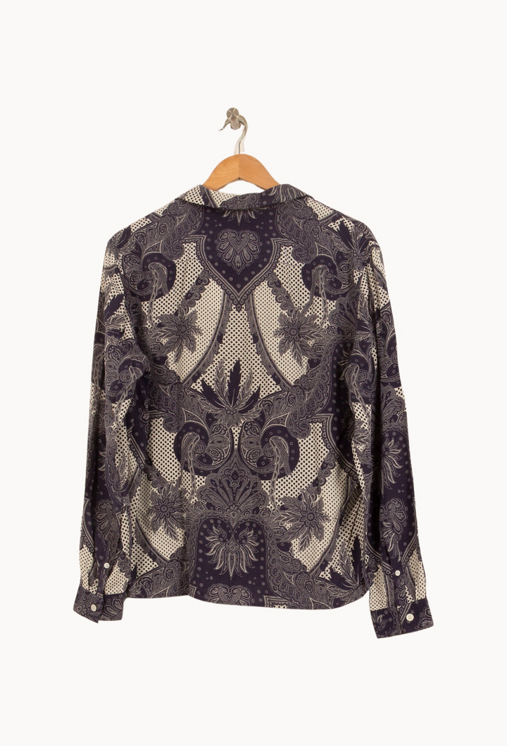 Chemise Bleu et Beige - Taille S/36 de la marque The Kooples | PARAD65096 - Vendu par Paradigme - Image 4