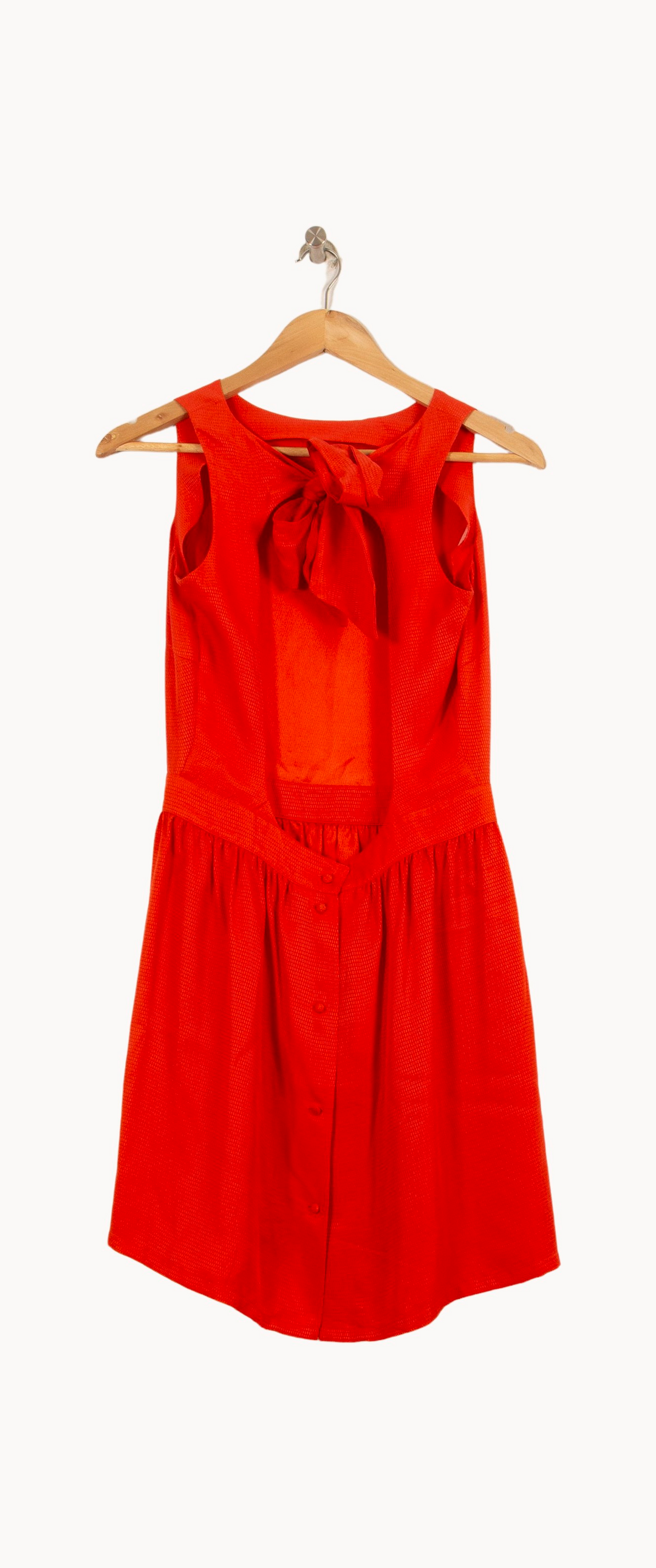 Robe Évasée Rouge - Taille M/38 de la marque Sessùn | PARAD45949 - Vendu par Paradigme - Image 4