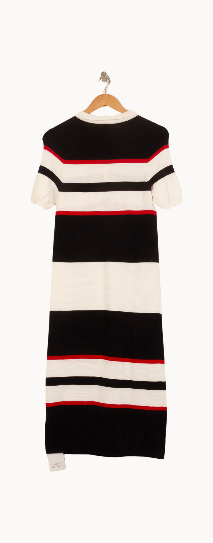 Robe Polo Noir Blanc et Rouge - Taille S/36 de la marque Ines de la Fressange Paris | PARAD63491 - Vendu par Paradigme - Image 4