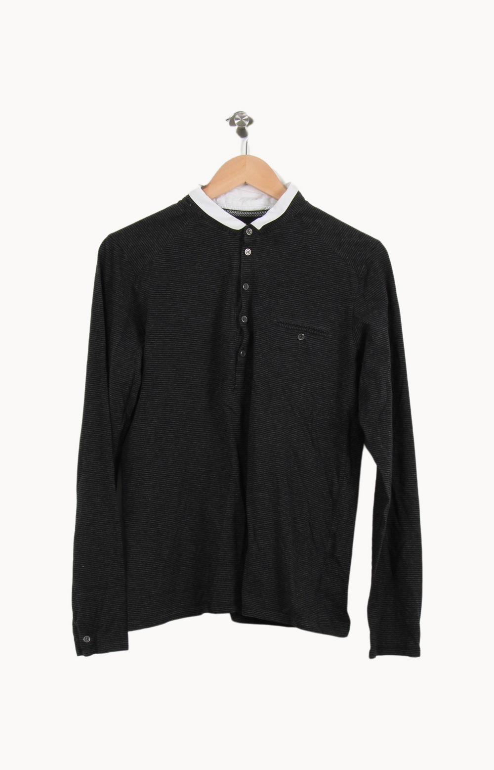 Tee-shirt Noir et Blanc - Taille M/38 de la marque IKKS | PARAD54001 - Vendu par Paradigme - Image 2