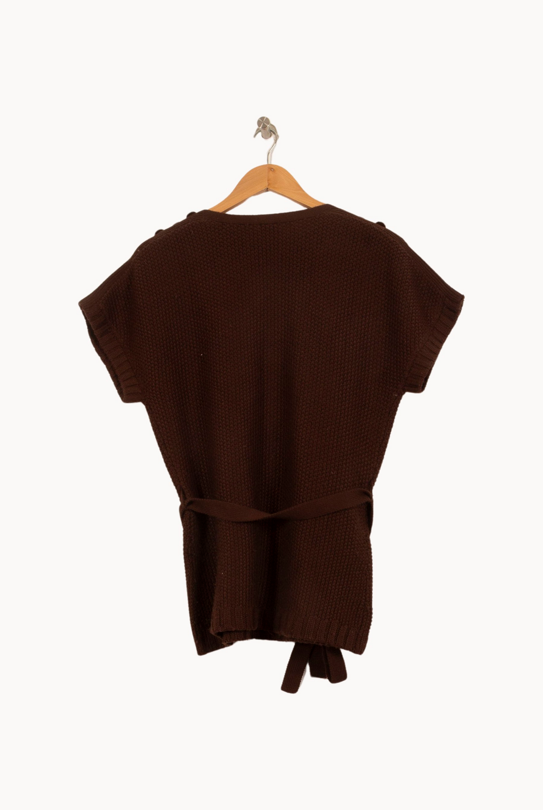 Pull Marron - Taille XS/34 de la marque Maison 123 | PARAD39636 - Vendu par Paradigme - Image 4