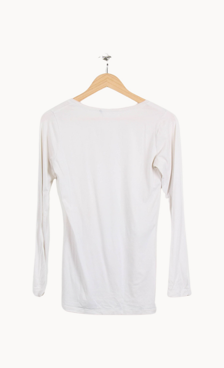 Tee-shirt Blanc et Rose - Taille M/38 de la marque IKKS | PARAD54002 - Vendu par Paradigme - Image 4