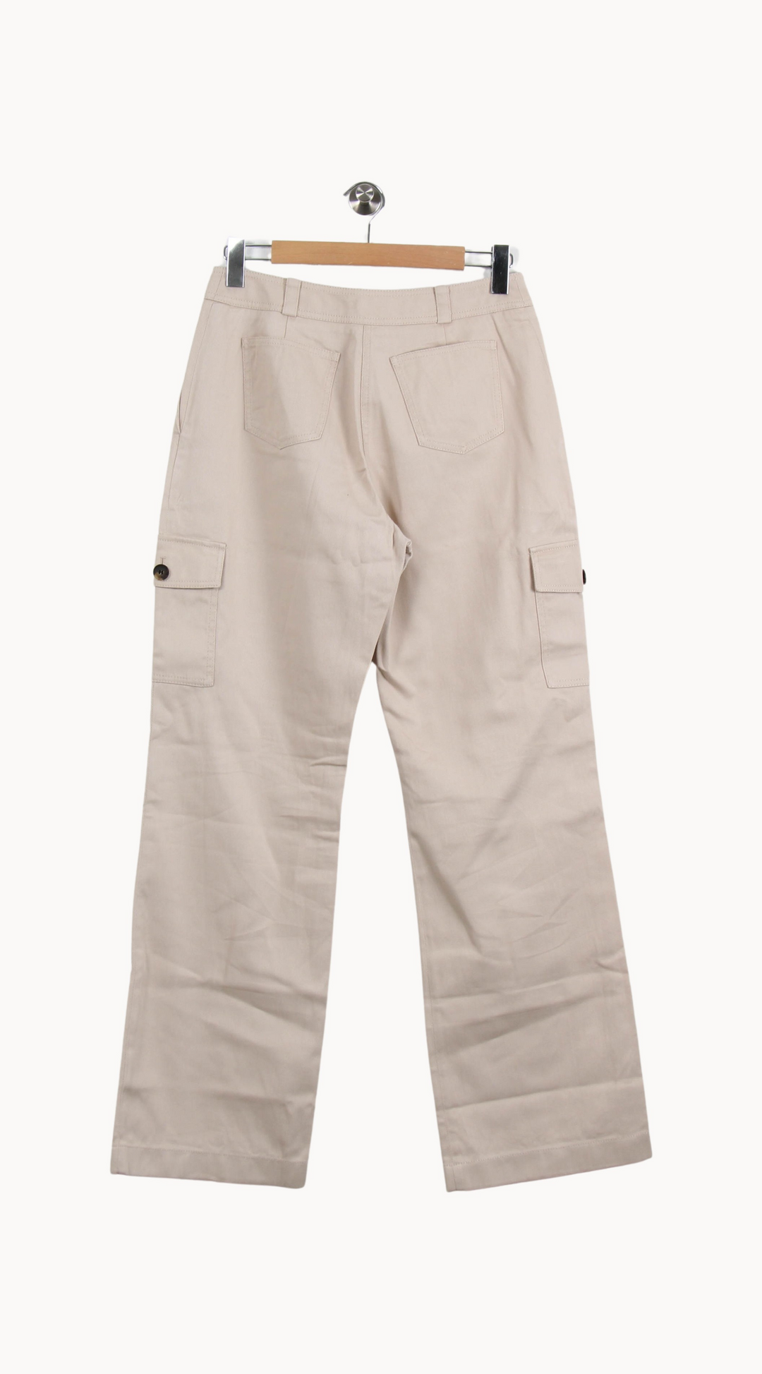 Pantalon Cargo Beige - Taille XL/42 de la marque Claudie Pierlot | PARAD66866 - Vendu par Paradigme - Image 4