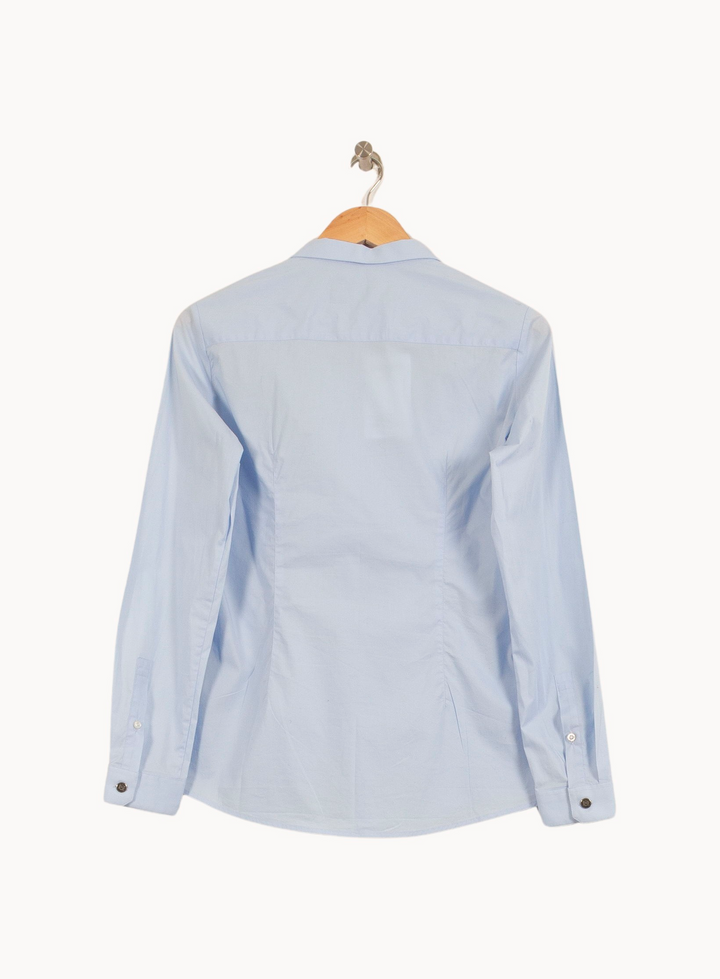 Chemise Bleue - Taille L/40 de la marque The Kooples | PARAD65358 - Vendu par Paradigme - Image 4