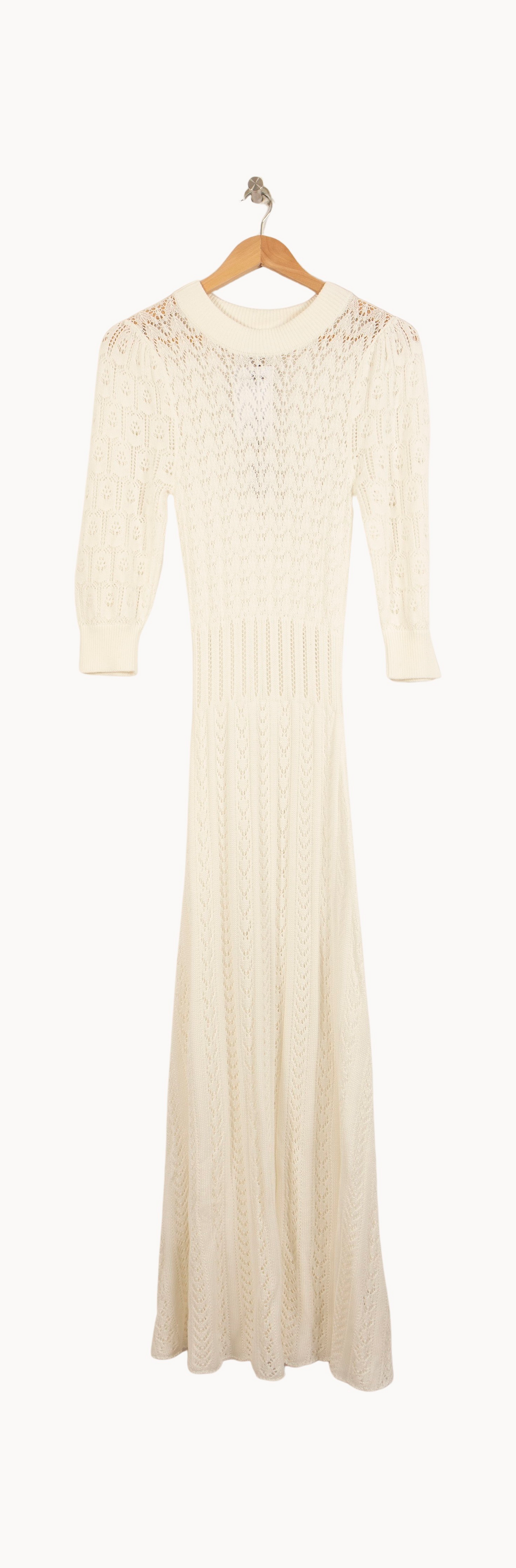 Robe Longue Blanche - Taille S/36 de la marque Petite Mendigote | PARAD63171 - Vendu par Paradigme - Image 2